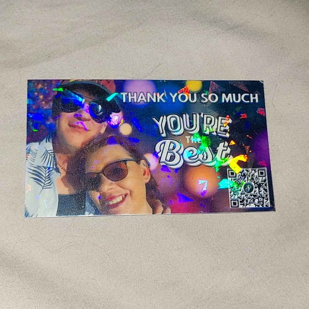 My thank you cards